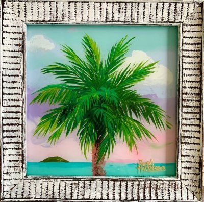 画像1: Palm tree(ガラス絵）